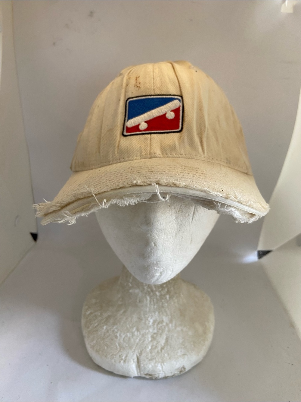 Vintage Shortys skateboards trucker hat distressed 90s